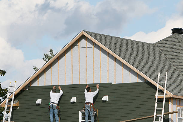 Professional Emergency Siding Repair technician working in Prospect, OH